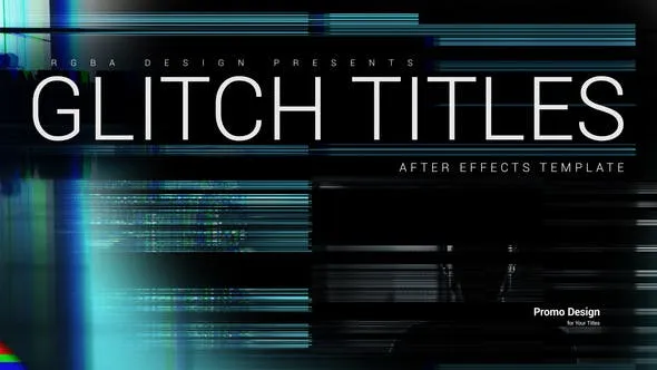 Glitch Titles 17074293 Videohive