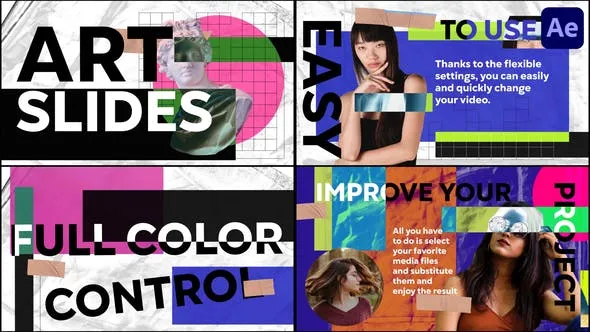 Postmodern Creative Slides for After Effects 52322132 Videohive