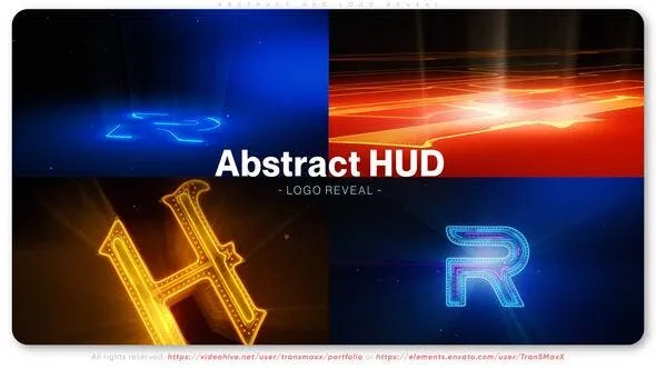 Abstract HUD Logo Reveal 52453383 Videohive