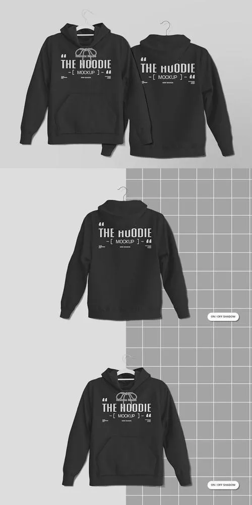 Hoodie Pullover Mockup GFVDGU5