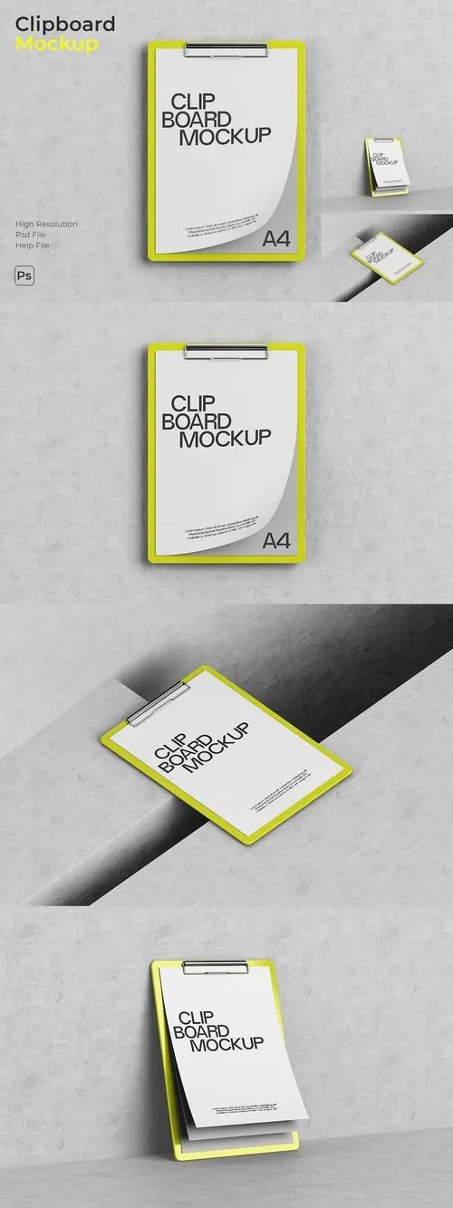 Clipboard Mockup 5TY2Z6F