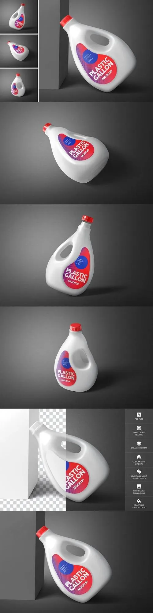 Plastic Bottle Mockup 36KVNCD