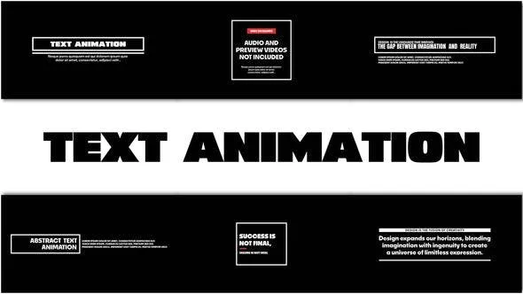 Text Animation 52296858 Videohive