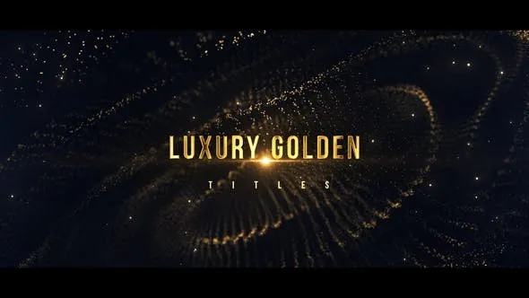 Cinematic Golden Titles 52389491 Videohive