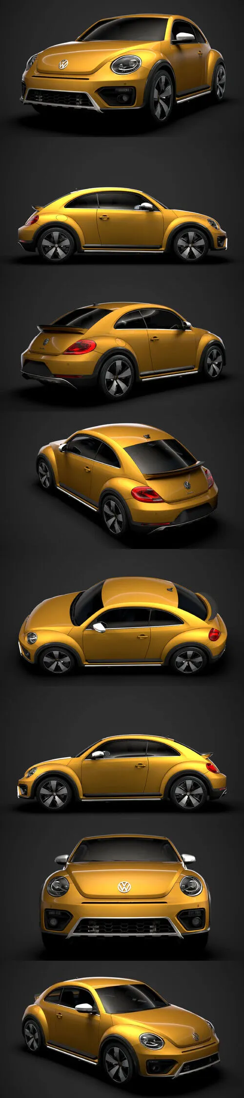 VW Beetle Dune 2020 3D Model