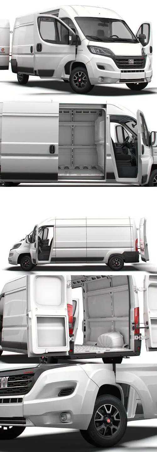 Fiat Ducato Van L3H2 HQ Interior 2023 Model