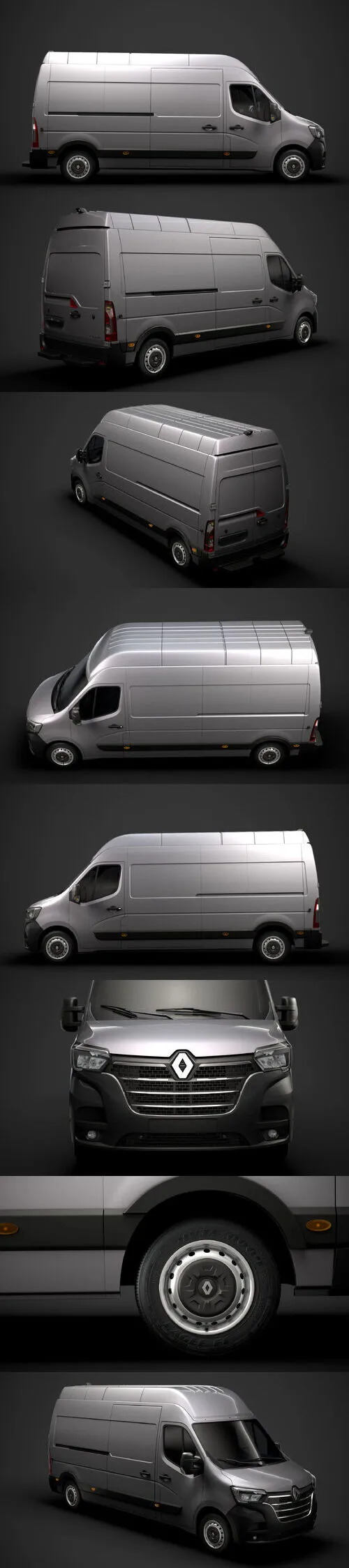 Renault Master L3H3 Van 2020 3D Model