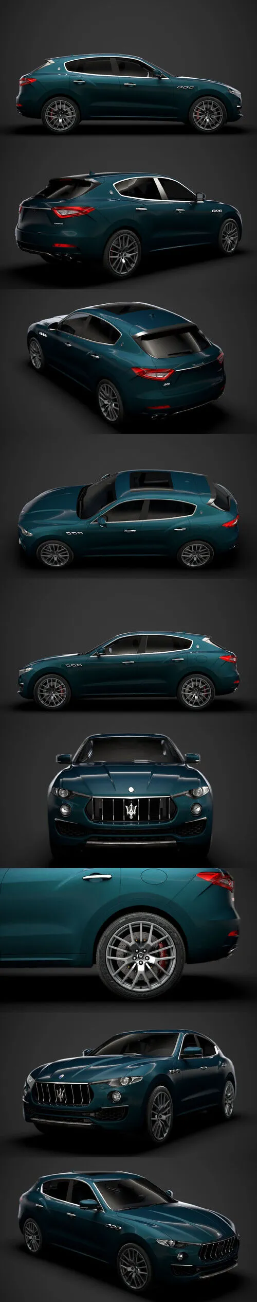 Maserati Levante GranLusso Royale 2020 3D Model