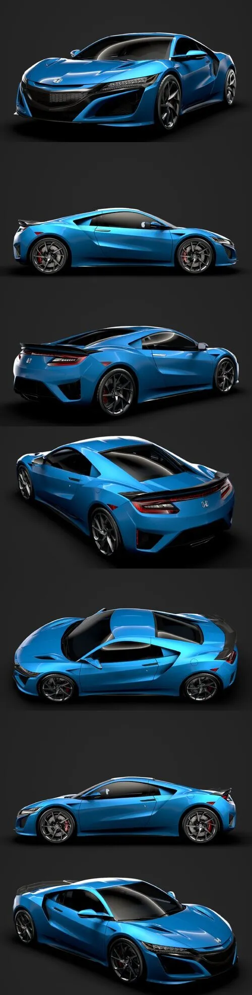 Honda NSX 2020 3D Model