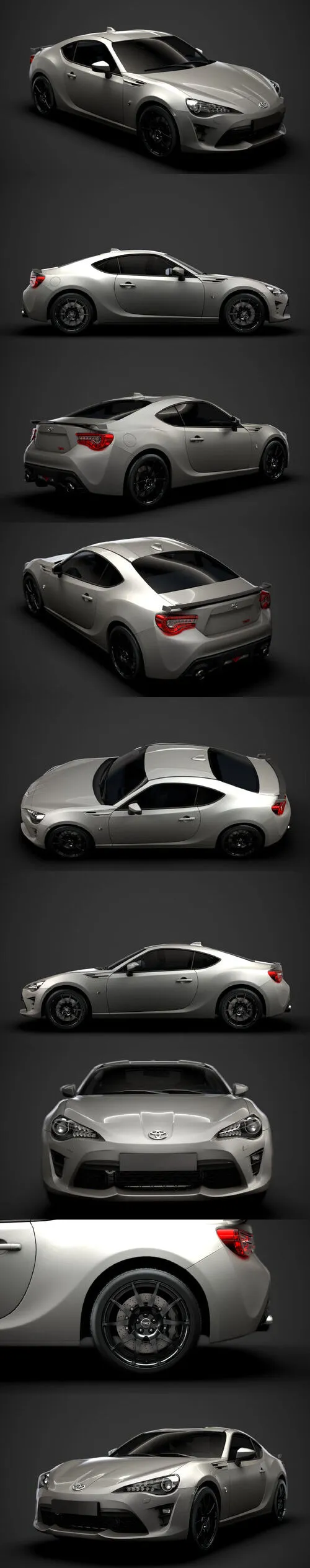 Toyota 86 TRD 2020 3D Model