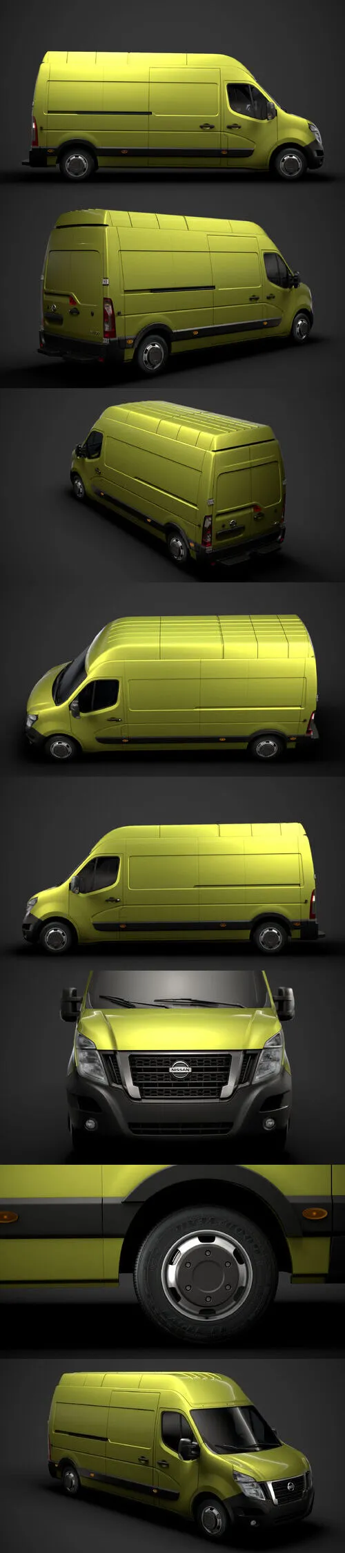 Nissan NV 400 L3H3 Van 2020 3D Model