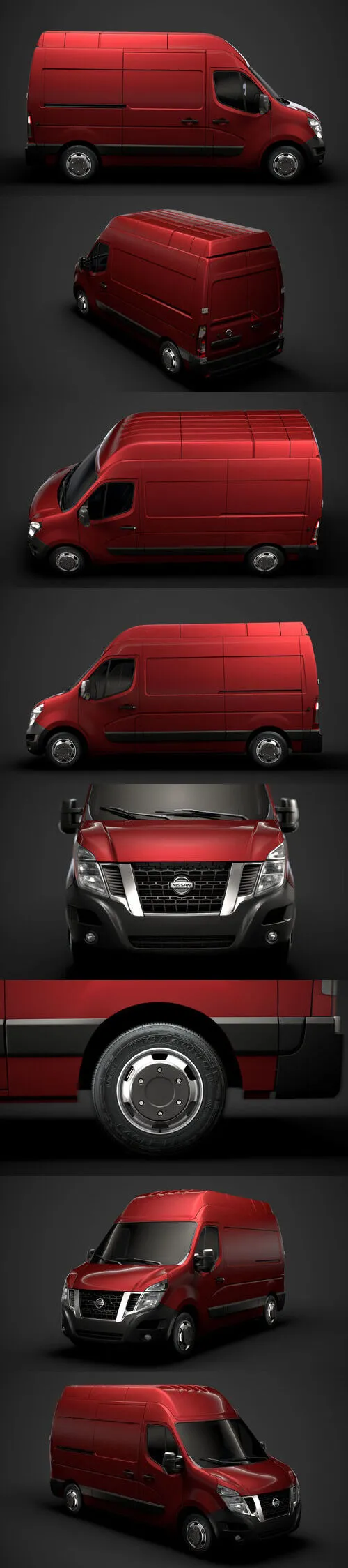 Nissan NV 400 L2H3 Van 2020 3D Model