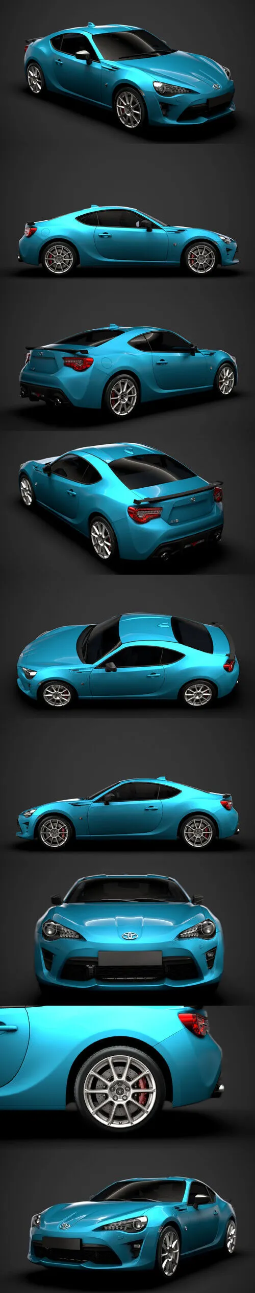 Toyota GTS 86 2020 3D Model