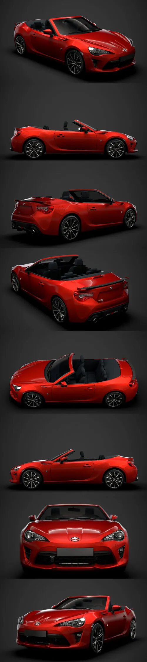 Toyota GT 86 Cabrio 2020 3D Model