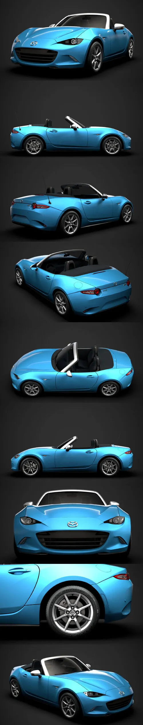 Mazda MX 5 Arctic ND 2017 3D Model