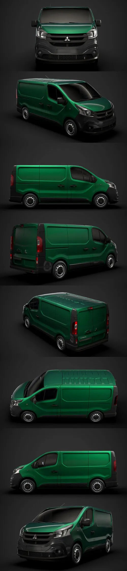 Mitsubishi Express Van 2020 3D Model