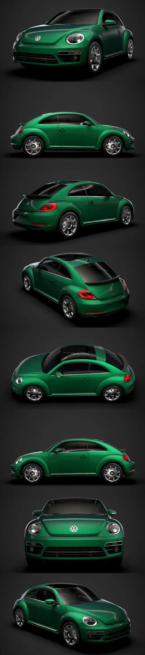 VW Beetle Final Edition 2020 3D Model