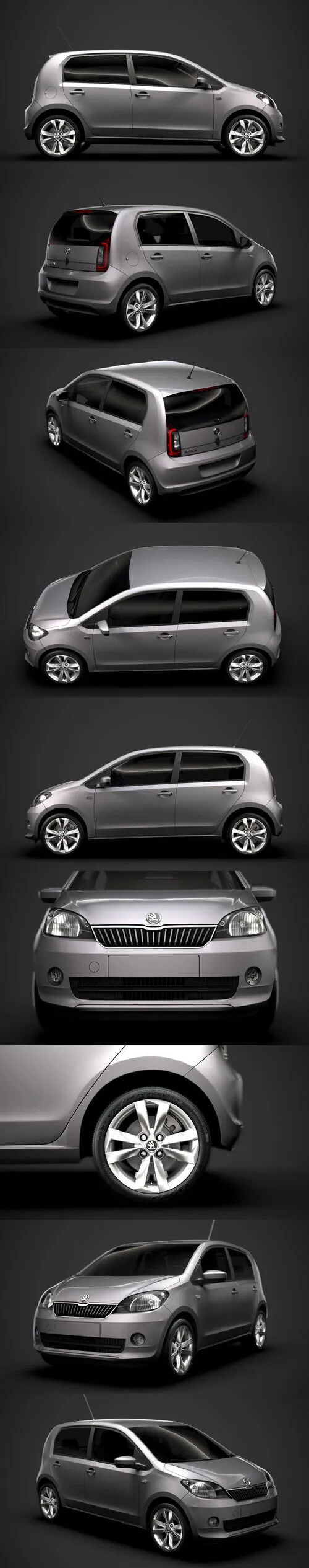 Skoda Citigo 5D 2016 3D Model