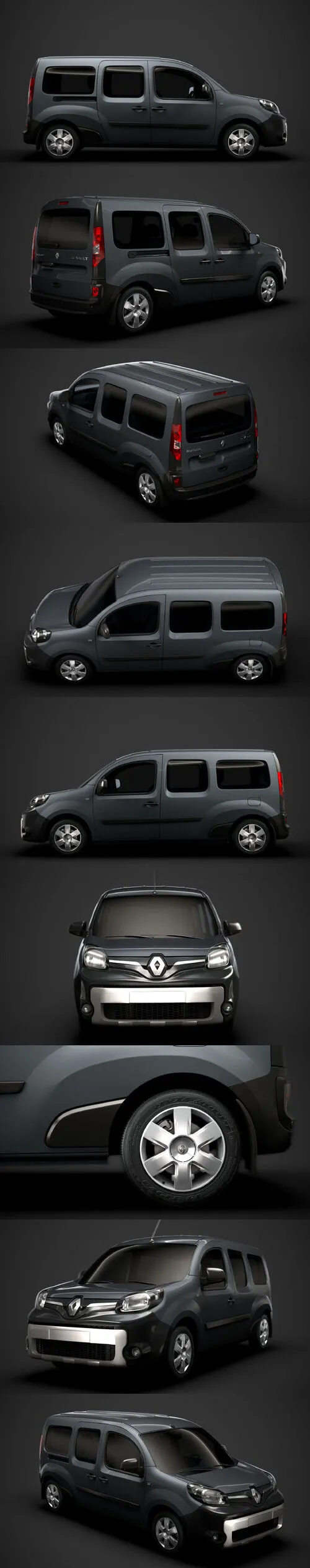 Renault Kangoo Combi L3 2019 3D Model