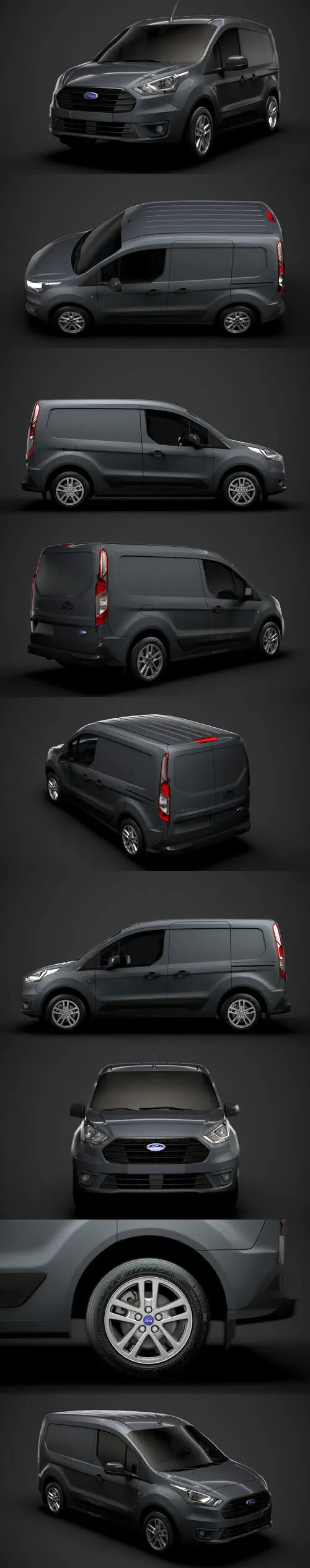 Ford Transit Connect SWB 2020 3D Model