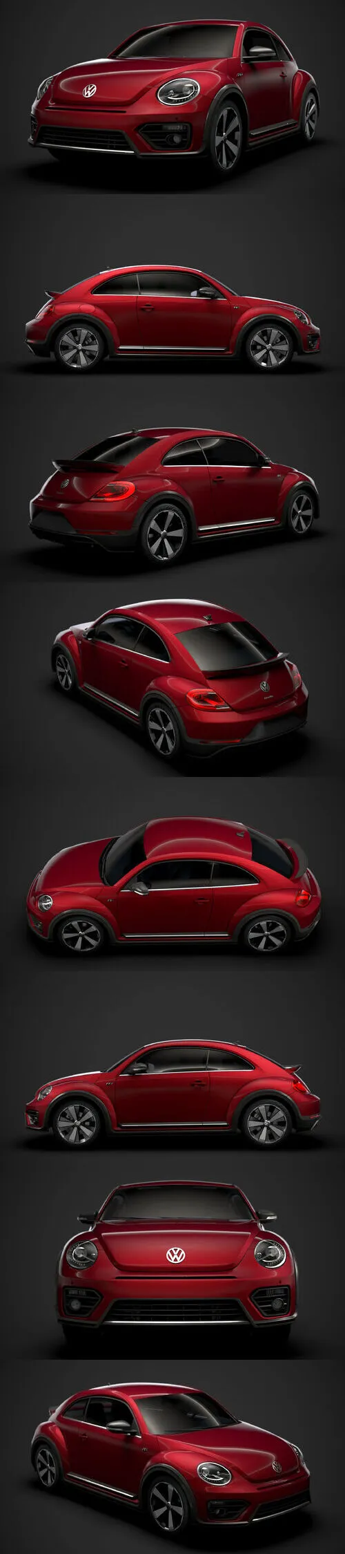 VW Beetle R LIne 2020 3D Model