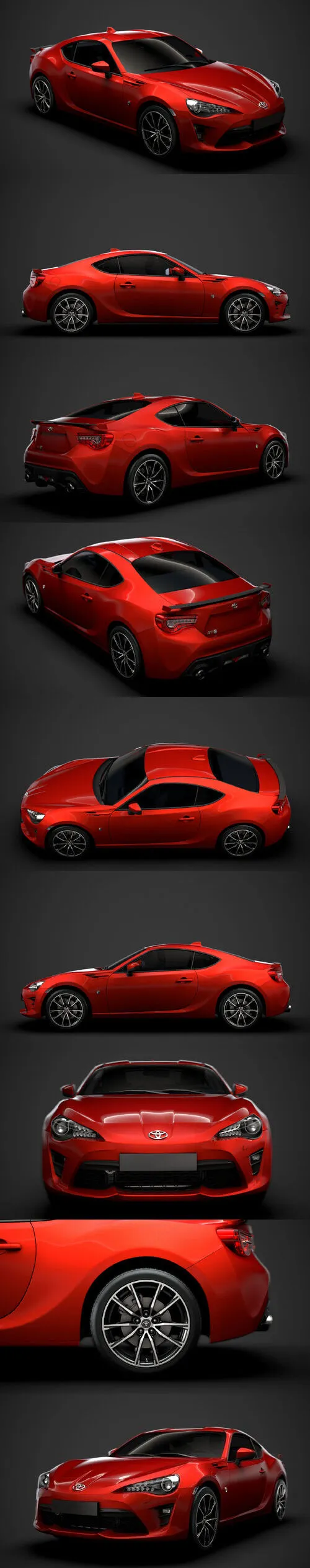 Toyota GT 86 2016 3D Model