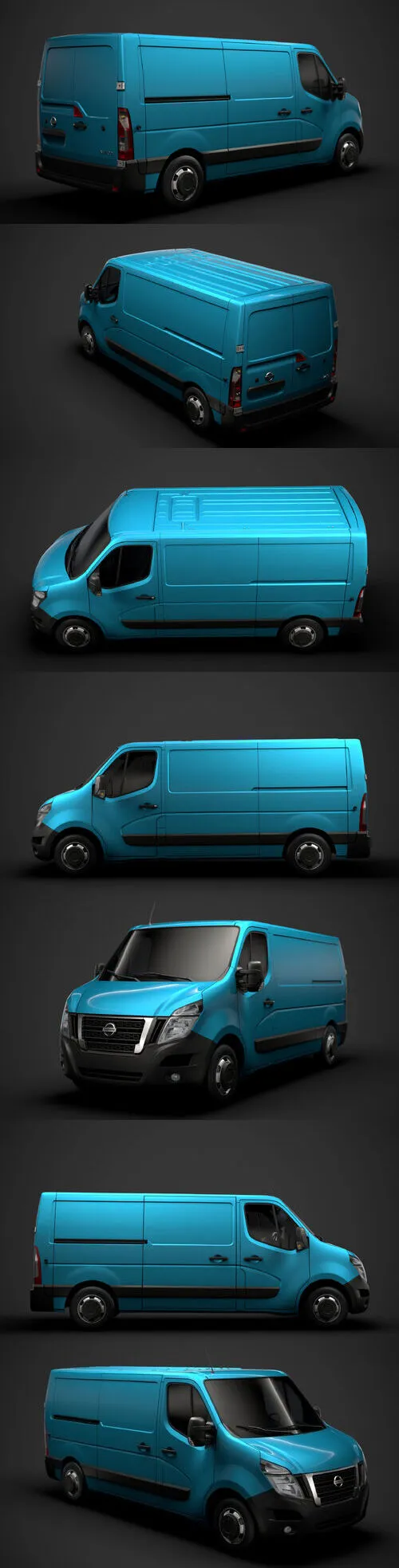 Nissan NV 400 L2H1 Van 2020 3D Model