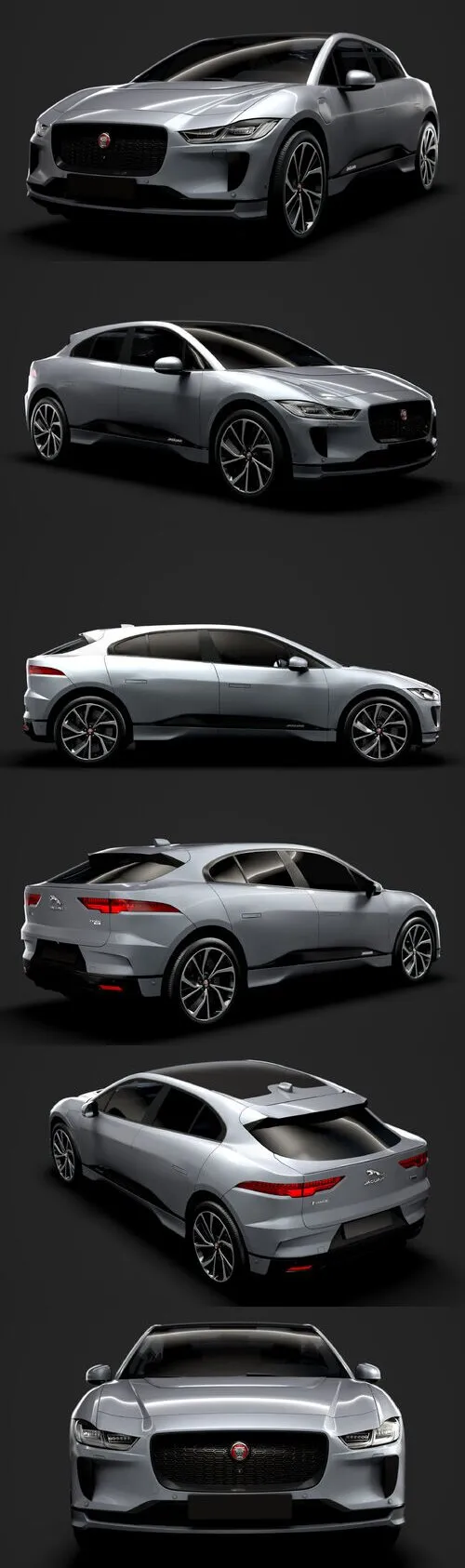 Jaguar I Pace EV400 ADW S 2019 3D Model