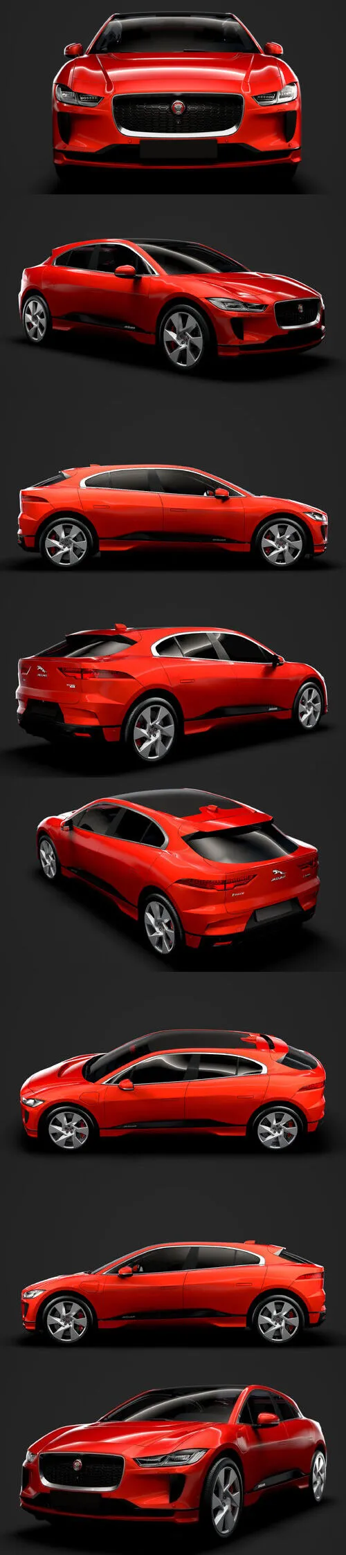 Jaguar I Pace EV400 ADW SE 2019 3D Model