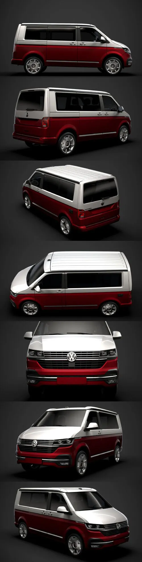 VW California T6 1 2020 3D Model