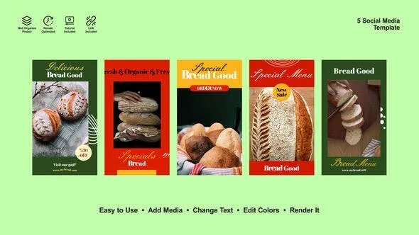 Bakery Food Reels 53603070