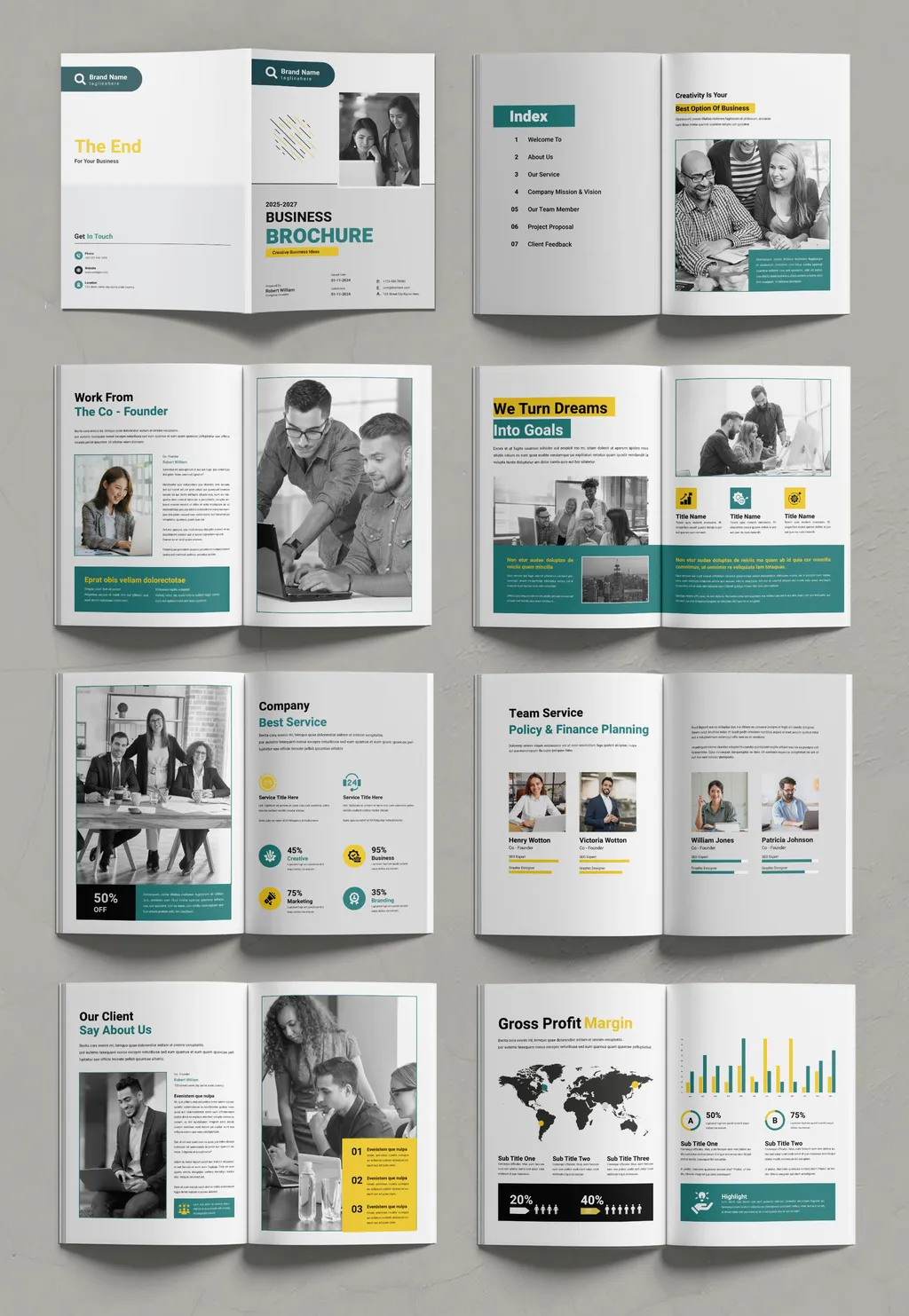 Business Brochure Design Layout 773252543