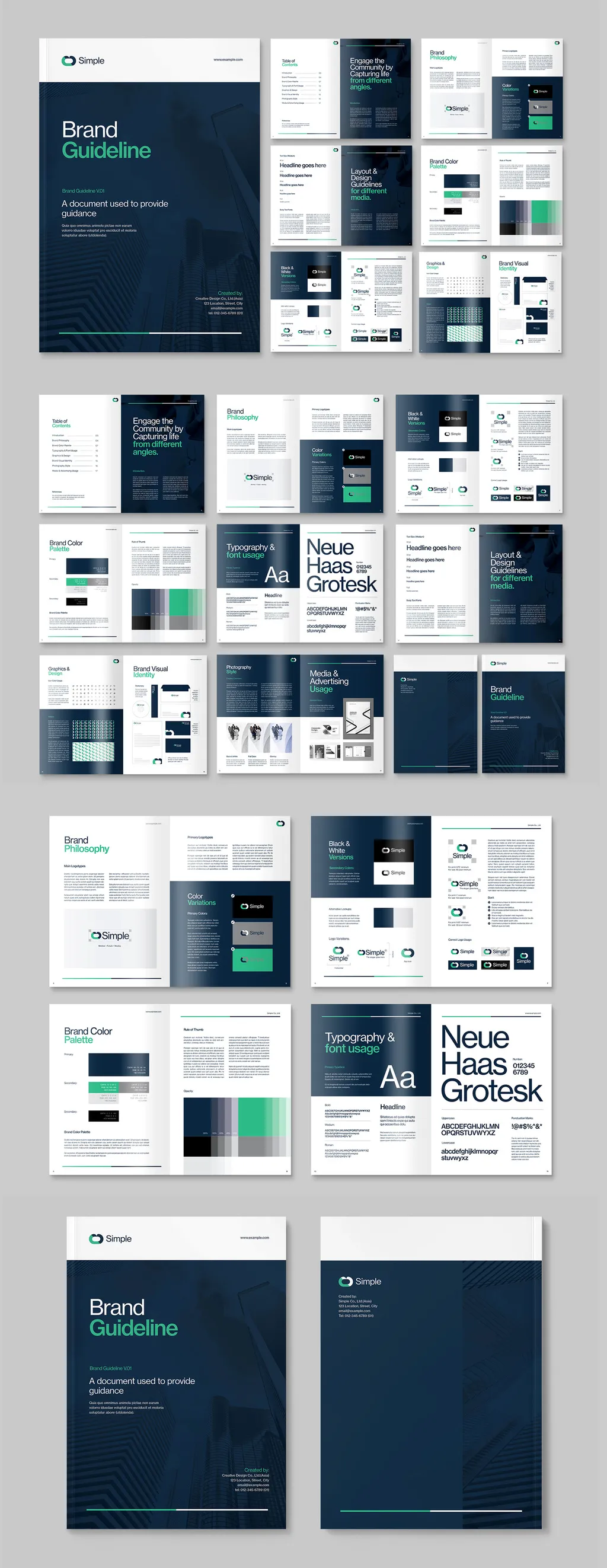 Brand Guideline Layout 764574885