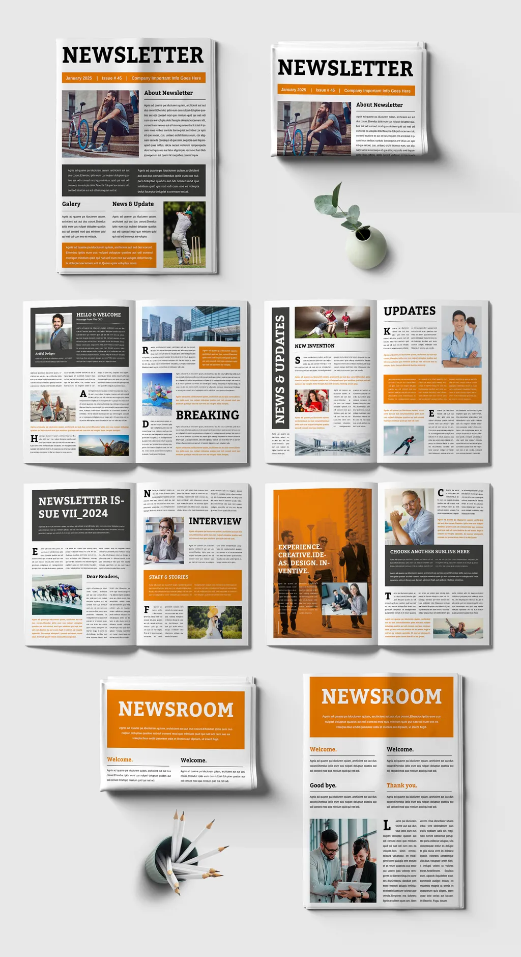 Newsletter Template 769143268