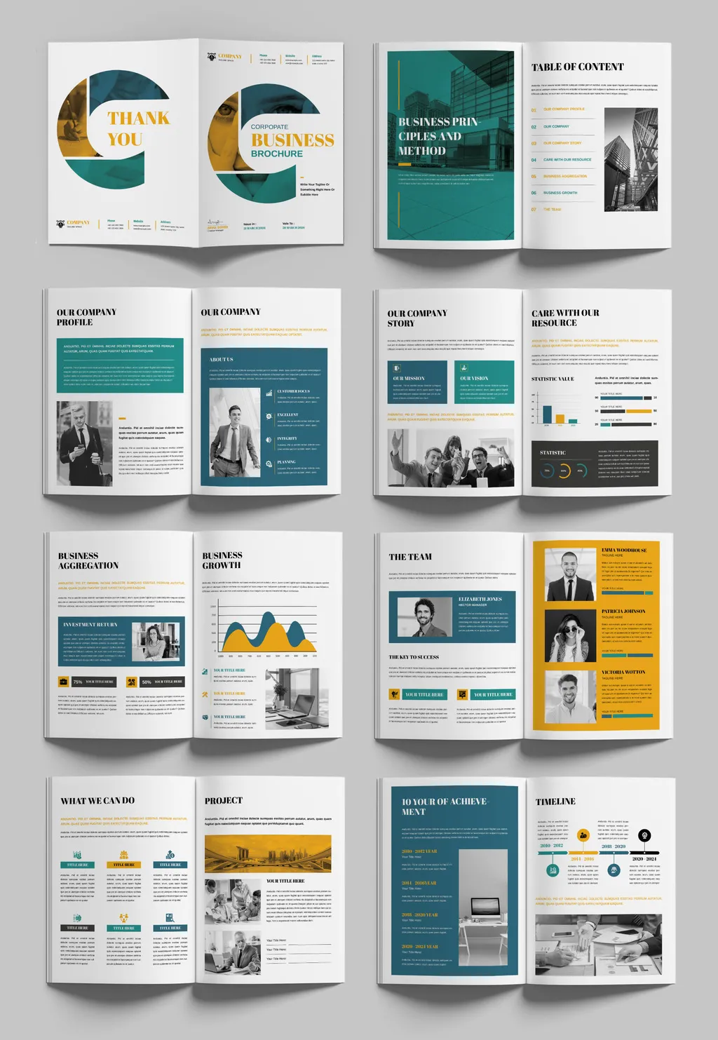 Business Brochure Template 769143384