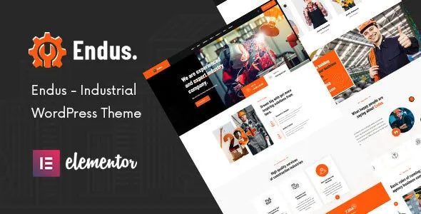 Endus - Industrial Manufacturing WordPress Theme 29462759