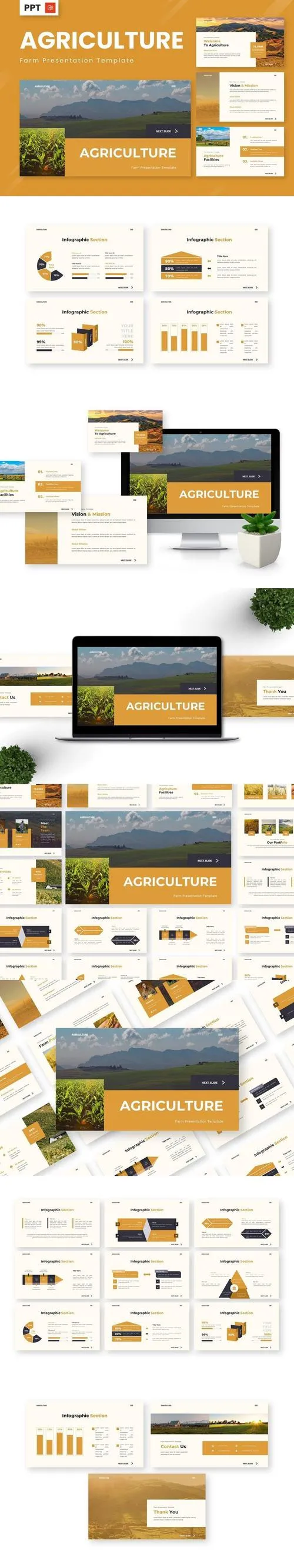 Agriculture - Farm Powerpoint Templates