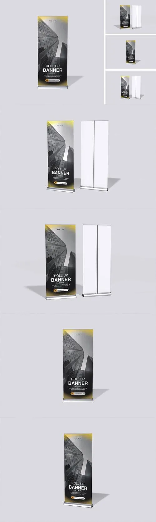 Roll Up Banner Mockup