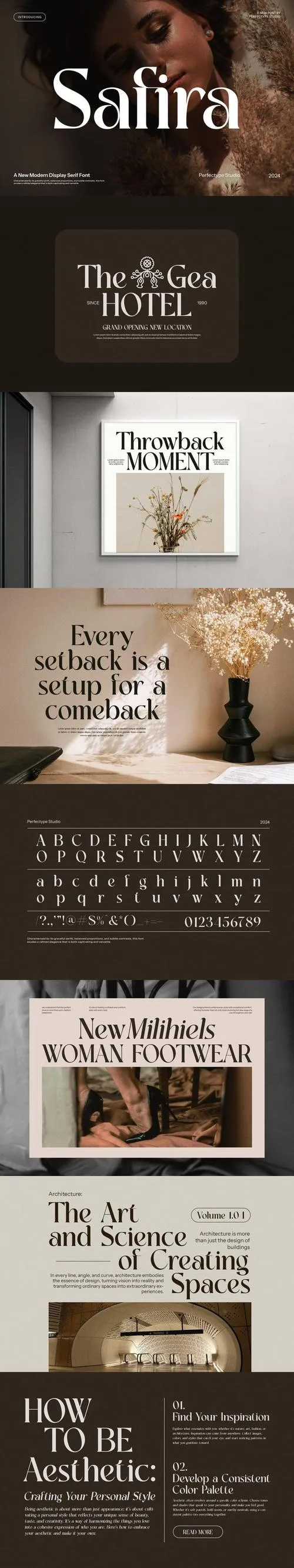 Safira Modern Serif Font 9KP2Y8T