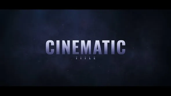 Cinematic Titles 54606787 Videohive