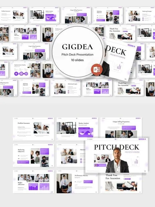 Gigdea - Pitch Deck Powerpoint A7XQRSA