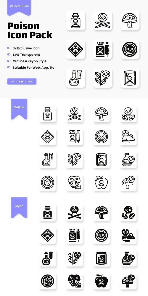 Poison Icons LWCT6ZP