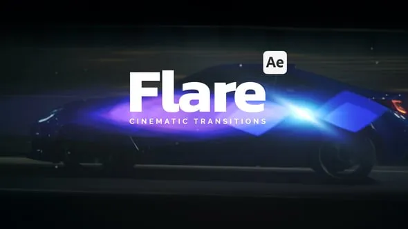 Cinematic Flare Transitions 54855289