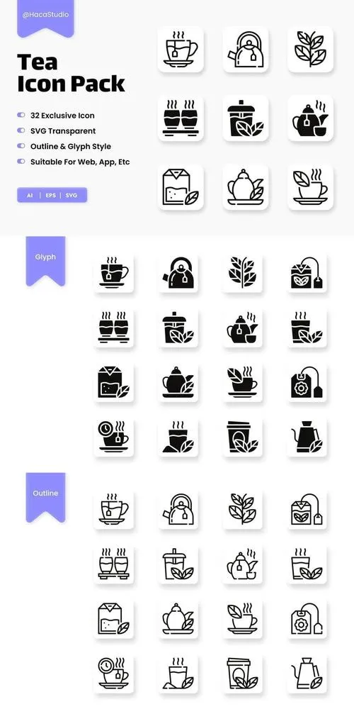 Tea Icons ZA67Z3L