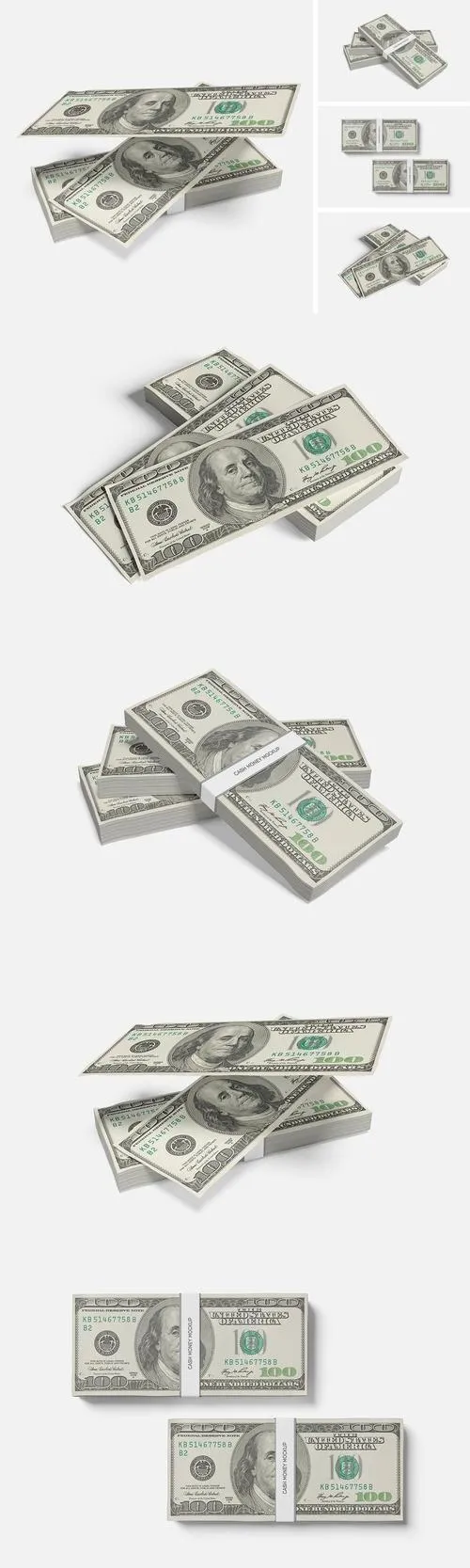 Cash Money Mockup H6C4R55