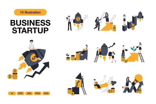 Business Startup Illustrations