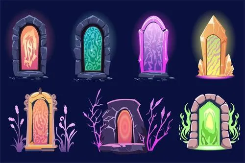 Magic Doors and Portals Set FACPBMN