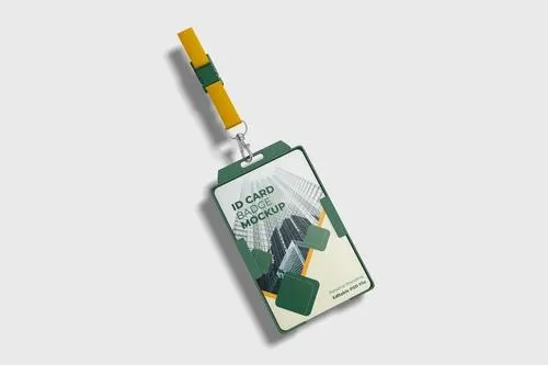 ID Card Badge Mockup SWAS3P7