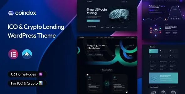 Coindox - ICO & Crypto Landing WordPress Theme 47846842