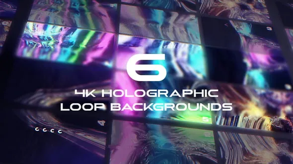 6 Holographic Background Pack 54825919